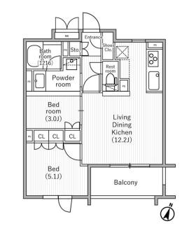 nido SAKURAGAOKAの間取り