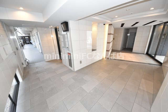 大拓ハイツ22のエントランス