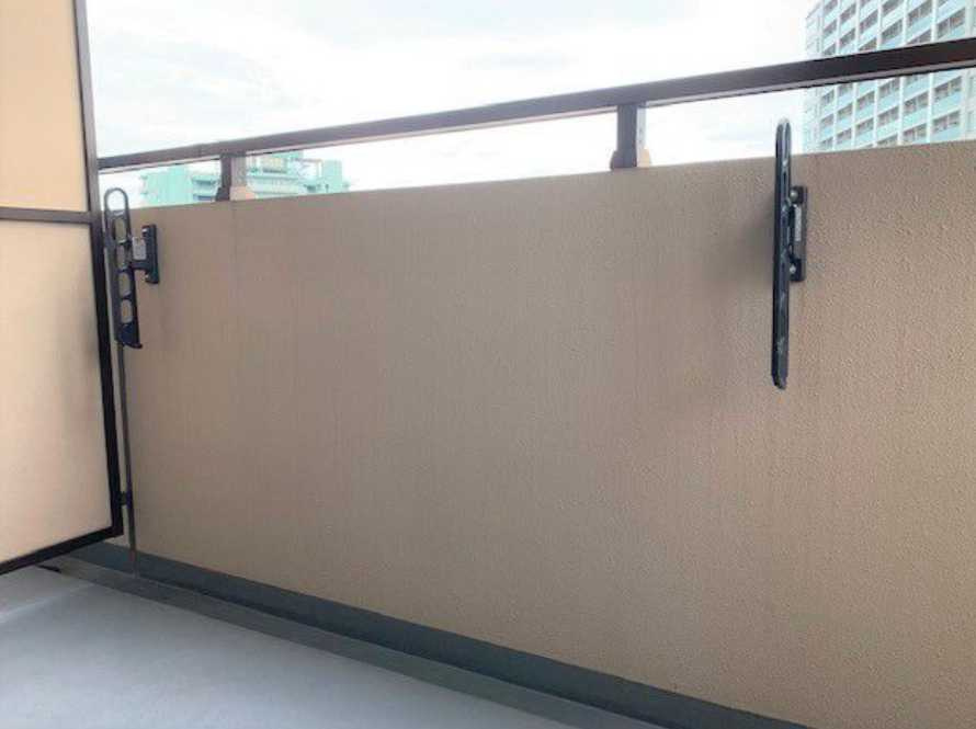 ソリッド大橋　駅近　二人入居可　オートロックのバルコニー