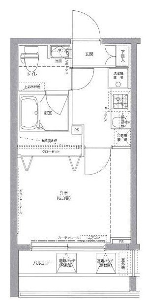 リクレイシア西横浜の間取り