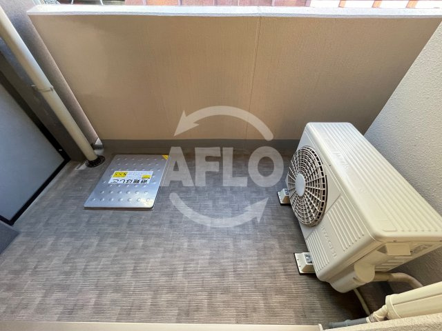 パークアクシス心斎橋のバルコニー|パークアクシス心斎橋　バルコニー