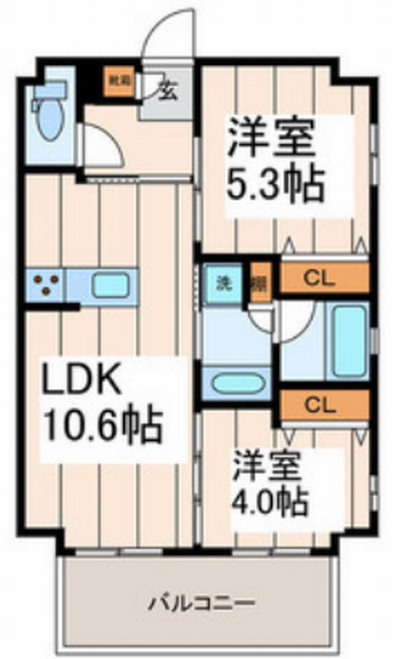 フロントコート両国の間取り