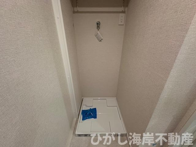 グリーンコート平塚コンサイトのランドリースペース|新規リフォーム完了！　洗濯機置場