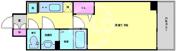 アドバンス大阪城北グレカーレの間取り|アドバンス大阪城北グレカーレ　間取り