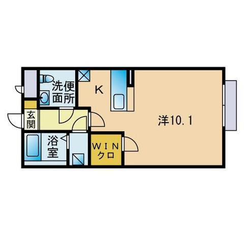 アムール恵の間取り