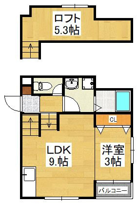 シャーンティ前原の間取り