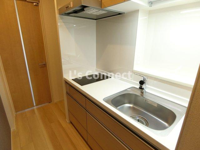 【キッチン】 | セピアⅢ | ２口ＩＨヒーターのシステムキッチン。