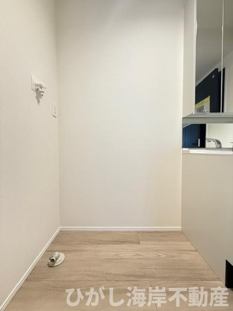 平塚市夕陽ケ丘　新築戸建　全２棟のランドリースペース|洗濯機置場