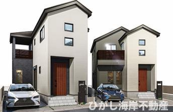 平塚市夕陽ケ丘　新築戸建　全２棟の外観|イメージパスですので実際のものと多少異なります　
