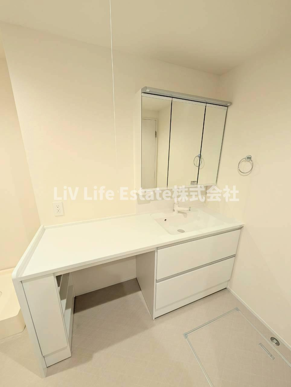 プルメリアオアシス（ＺＥＨ）の洗面所