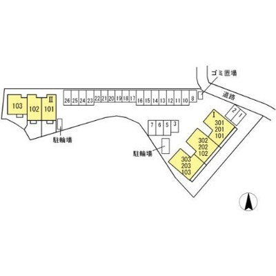 【区画図】 | パルク　アミティエ　Ⅰ
