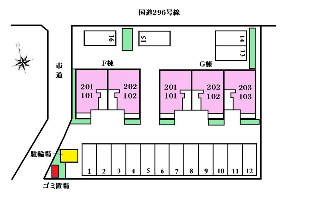 【駐車場】 | エクセレント・ネサキ　Ｇ