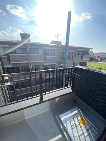 VIRIO合川のバルコニー