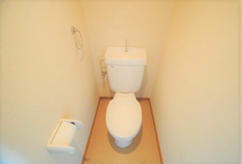 プライマリー上津バイパスのトイレ|落ち着いた色調のトイレです