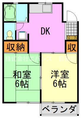 【間取り】 | コーポ・エル