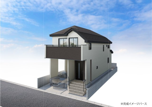 ハートフルタウン伊丹市千僧4丁目の外観パース|※外観予想になります。