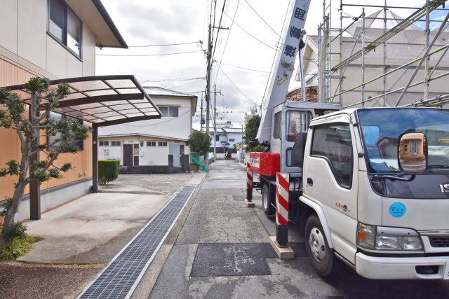 ハートフルタウン伊丹市千僧4丁目の前面道路含む現地写真|現地（2026年1月）撮影