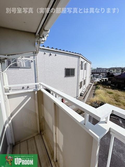 ハートランド小牧のバルコニー