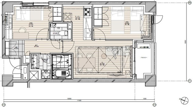 【間取り】 | ＮＫ青山ホームズ