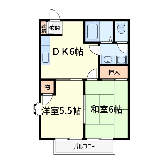 【間取り】 | ルミエールN2