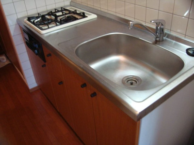 【キッチン】 | 新道ハイツ | 2口ガスコンロ