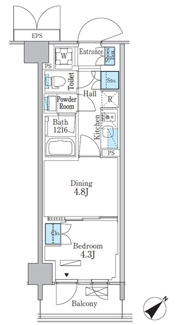 【間取り】 | パークアクシス品川南大井パークフロント