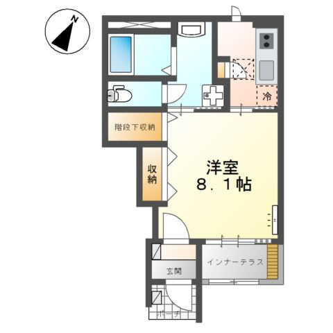 メリー　コートの間取り