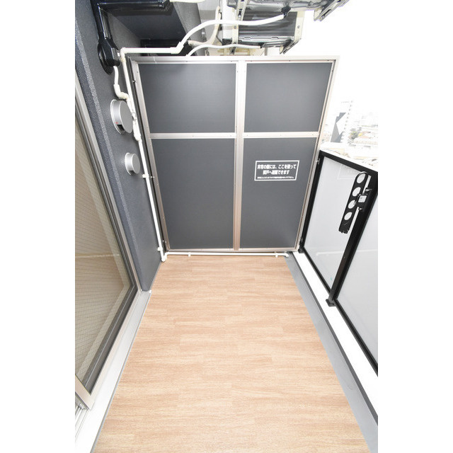 エステムコート大阪WESTⅡのバルコニー