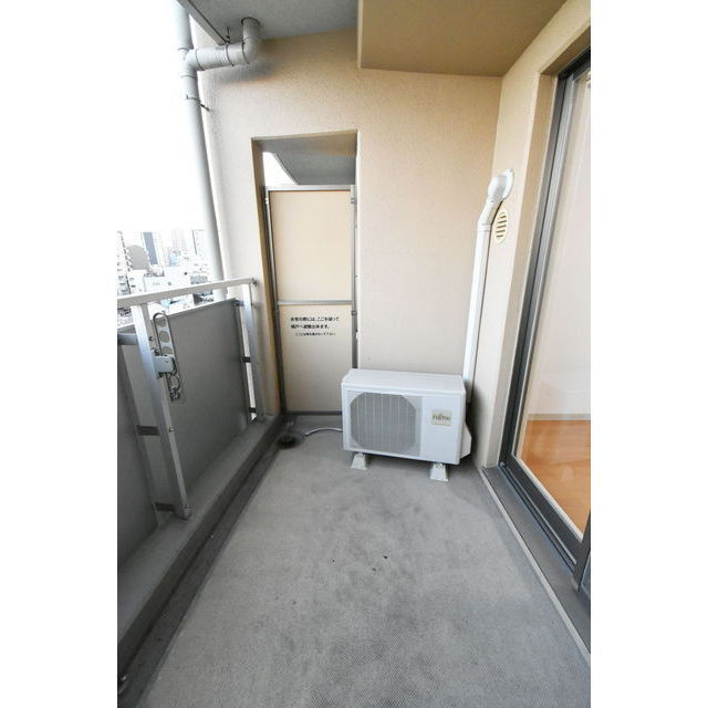 ルクレ阿波座レジデンスのバルコニー