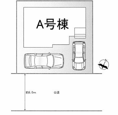 中央区水郷田名3丁目新築戸建て　A号棟の区画図|区画図「中央区水郷田名3丁目新築戸建て　A号棟」