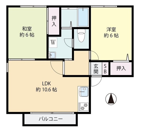 【間取り】 | トゥインクル深沢A棟