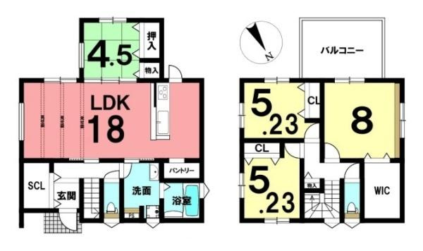 北葛城郡広陵町南郷 ／新築一戸建の間取り|■令和８年５月完成予定！■