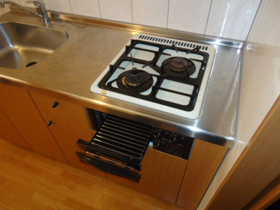 【キッチン】 | ヴィラアンジェ | ガスコンロ・グリル