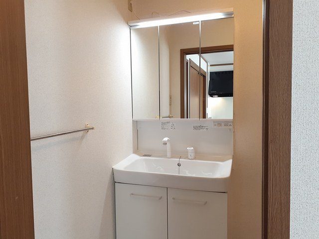 シェル・プラース　Ａの洗面所|広い洗面スペース