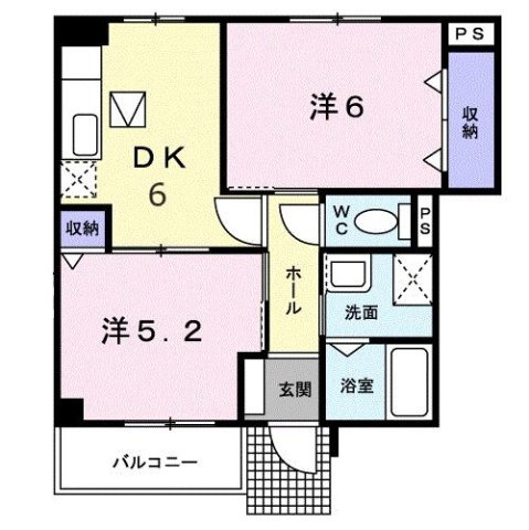 メゾンＴＯＭの間取り