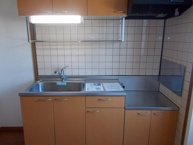 メゾンＴＯＭのキッチン|コンパクトなキッチンで掃除もラクラク