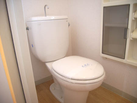 サンハイツのトイレ|落ち着いた色調のトイレです