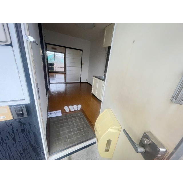 佐波ハイツの玄関