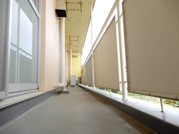 ビレッジハウス大淀4号棟のバルコニー|ビレッジハウスの同一物件・同一タイプの間取りの写真です