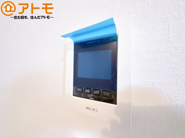 【防犯設備】 | 清水区西久保3期　新築戸建　全1棟 | TVモニター付きインターホンは訪問者を確認することができて、防犯性に優れています♪