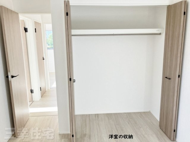碧南市入船町の収納|洋室収納　全居室に収納があります
