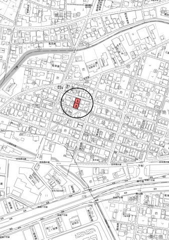 2棟新築住宅　手力町の地図