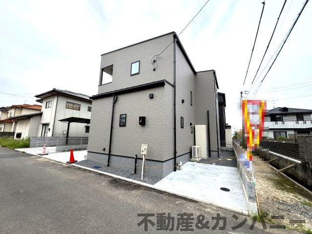 余戸東2丁目の新築のおうち1号棟　新築建売住宅　松山市余戸東２丁目新築戸建の外観|外観もきれいです