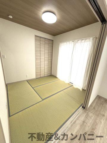 余戸東2丁目の新築のおうち1号棟　新築建売住宅　松山市余戸東２丁目新築戸建の和室|和室です