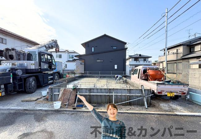 ディアタウン余戸東2丁目No1　新築建売住宅　松山市余戸東２丁目の新築戸建の外観|外観もきれいです