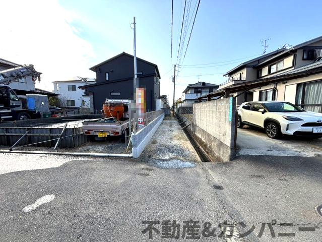 ディアタウン余戸東2丁目No1　新築建売住宅　松山市余戸東２丁目の新築戸建の前面道路含む現地写真|前面道路含む現地写真です