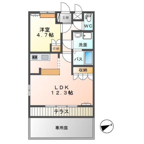 Ｌａ・ｍｅｒ（ラ・メール）の間取り