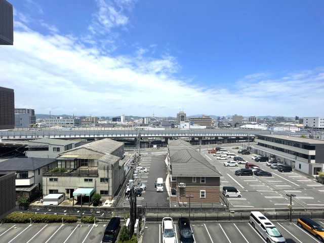 アルファステイツ西市ツインズⅠの展望|共用廊下からの眺望