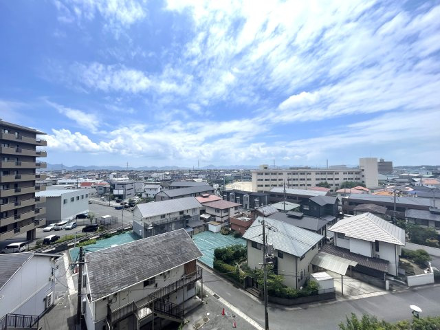 アルファステイツ西市ツインズⅠの展望|バルコニーから見た眺望になります。
