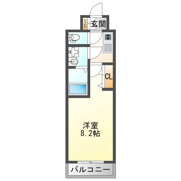 ララプレイス大阪ウエストゲートの間取り